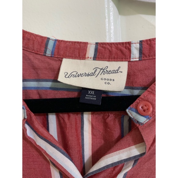 Universal Thread Coral Dolman Striped Blouse XXL - Picture 2 of 8